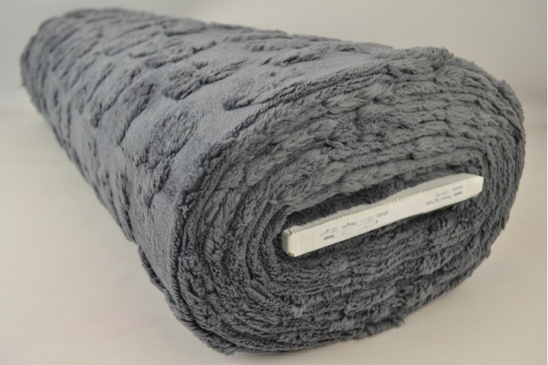 Pfoten-Fleece grau, Rolle