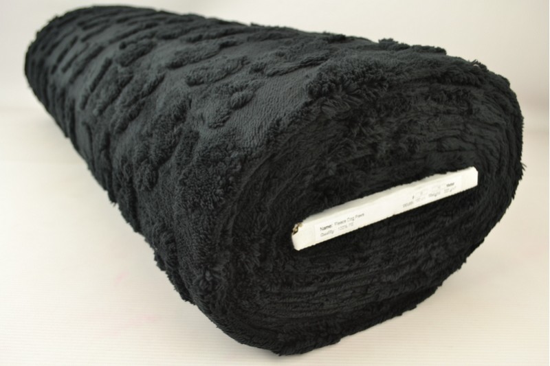 Pfoten-Fleece schwarz, Rolle