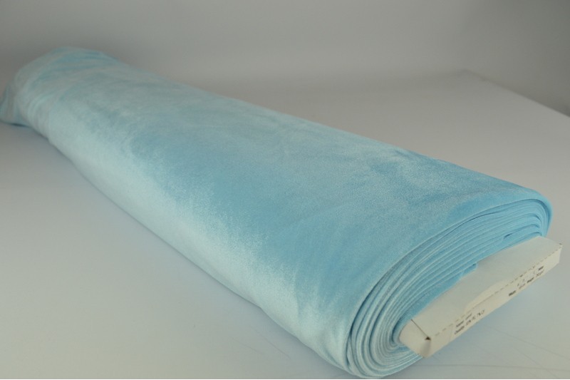 Stretch-Samt Samt stretch aquablau, Rolle