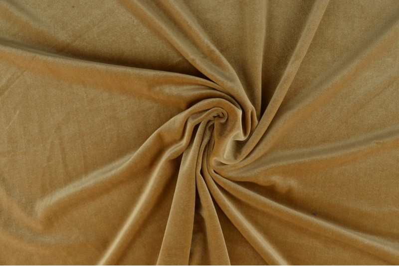 Stretch-Samt Samt stretch beige