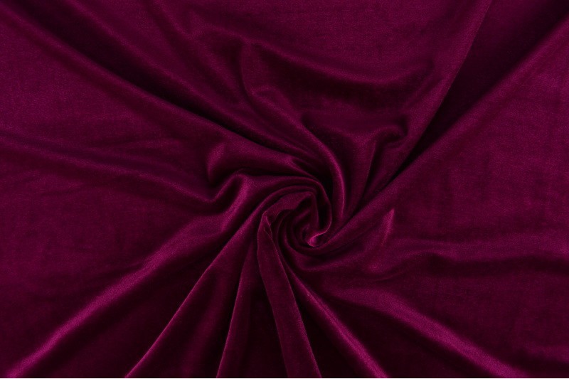 Stretch-Samt Samt stretch cassis