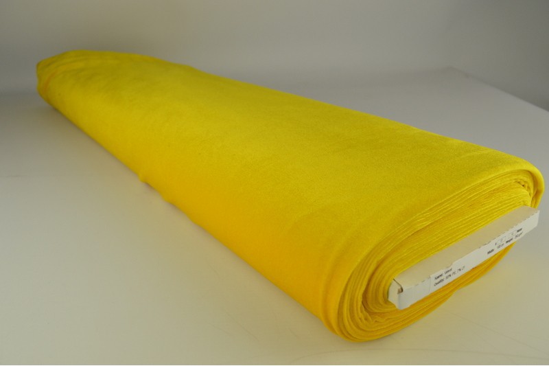 Stretch-Samt Samt stretch gelb, Rolle