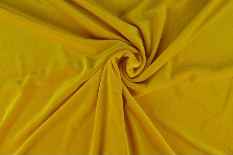 Stretch-Samt Samt stretch gelb