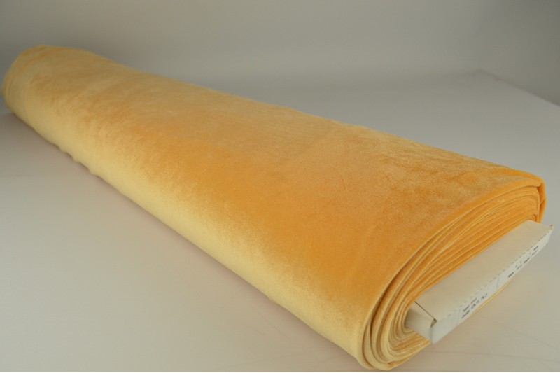 Stretch-Samt Samt stretch ocker, Rolle
