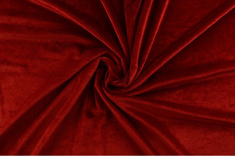 Stretch-Samt Samt stretch rot