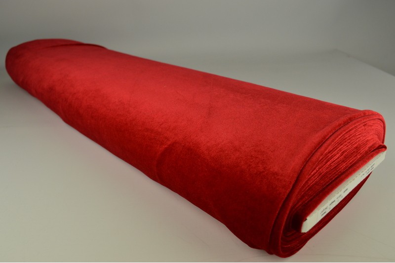 Stretch-Samt Samt stretch rot, Rolle