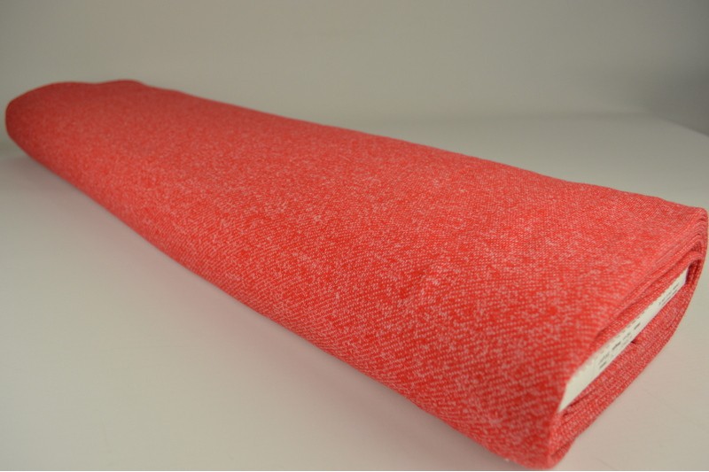 French Terry meliert Viskose rot, Rolle
