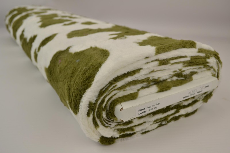 Bedrucktes Kunstfell imitation Fell bedruckt 01-04, Rolle