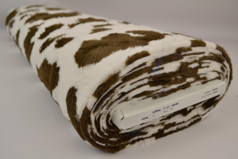 Bedrucktes Kunstfell imitation Fell bedruckt 01-08, Rolle