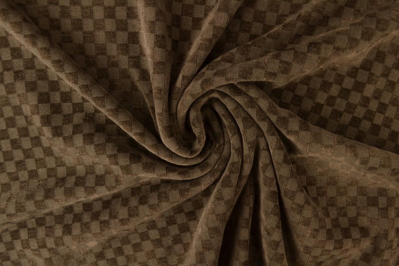 Fashion-Jacquard braun