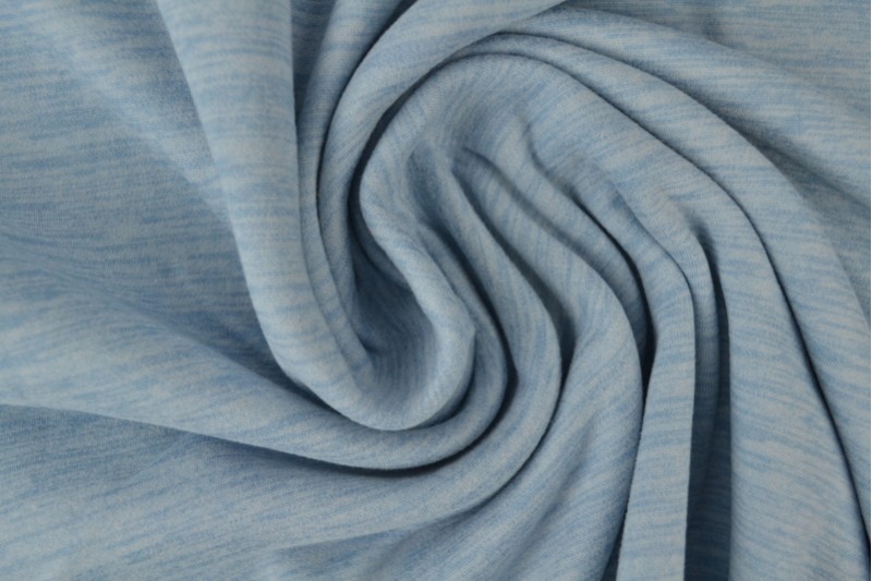 Supersoft-Jersey blau mélangé
