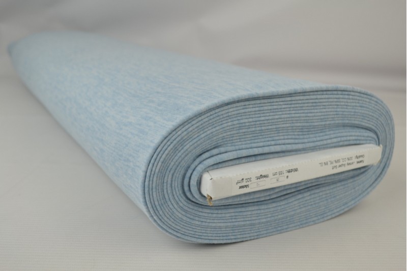 Supersoft-Jersey blau mélangé, Rolle