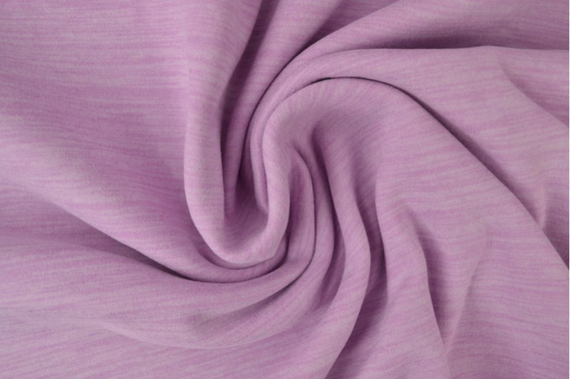 Supersoft-Jersey lilas meliert