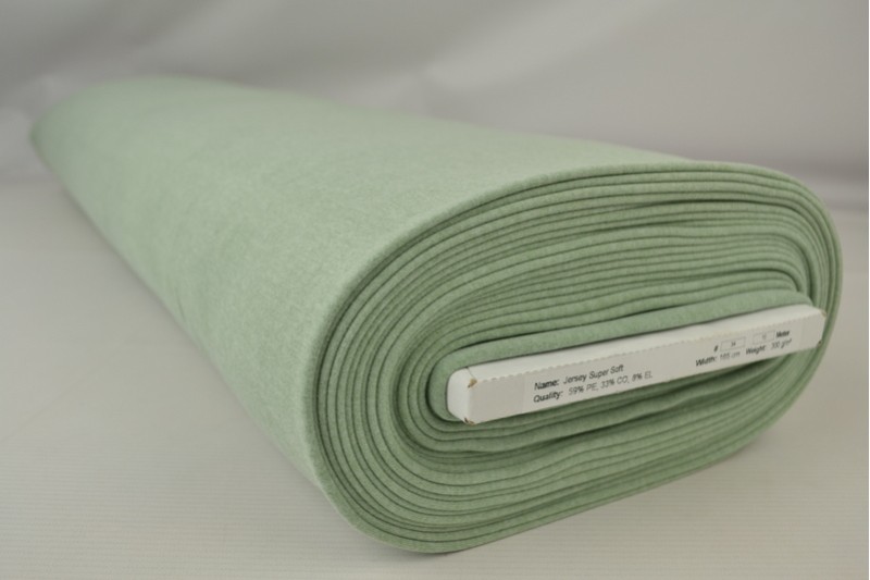 Supersoft-Jersey vieux grün, Rolle
