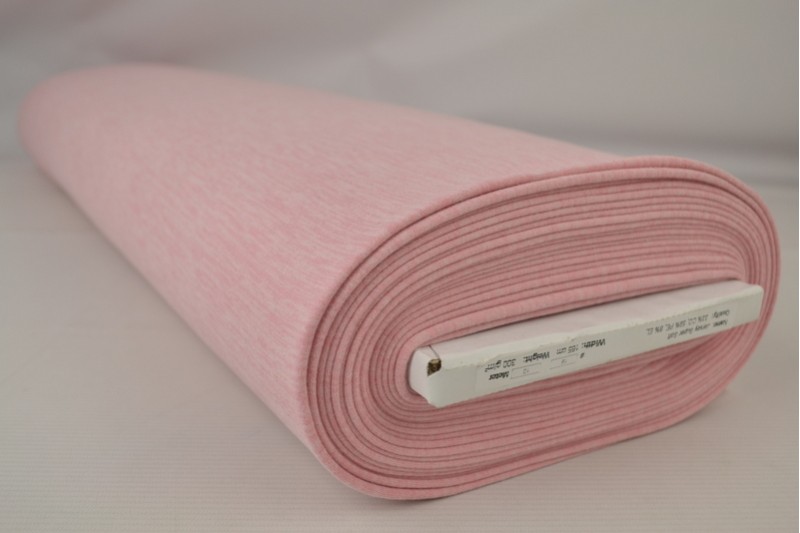 Supersoft-Jersey rosa meliert, Rolle