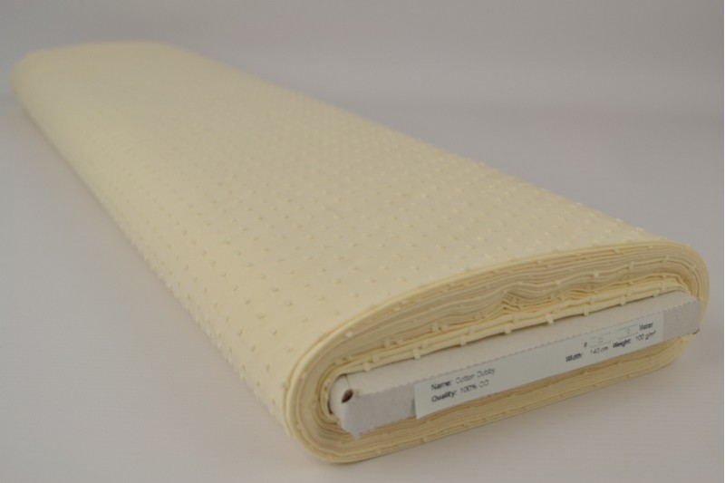 Dobby-Baumwolle beige, Rolle