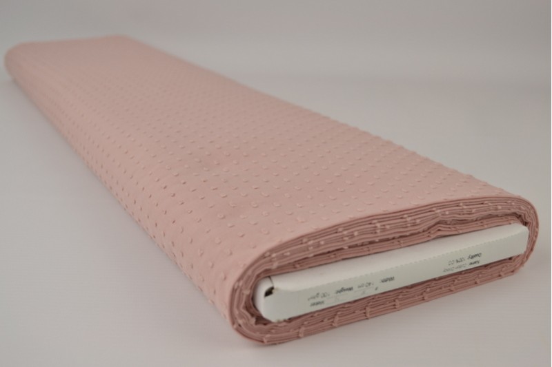 Dobby-Baumwolle vieux rosa, Rolle