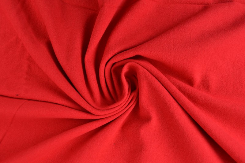 Gewaschene Baumwolle Baumwolle lavé rot