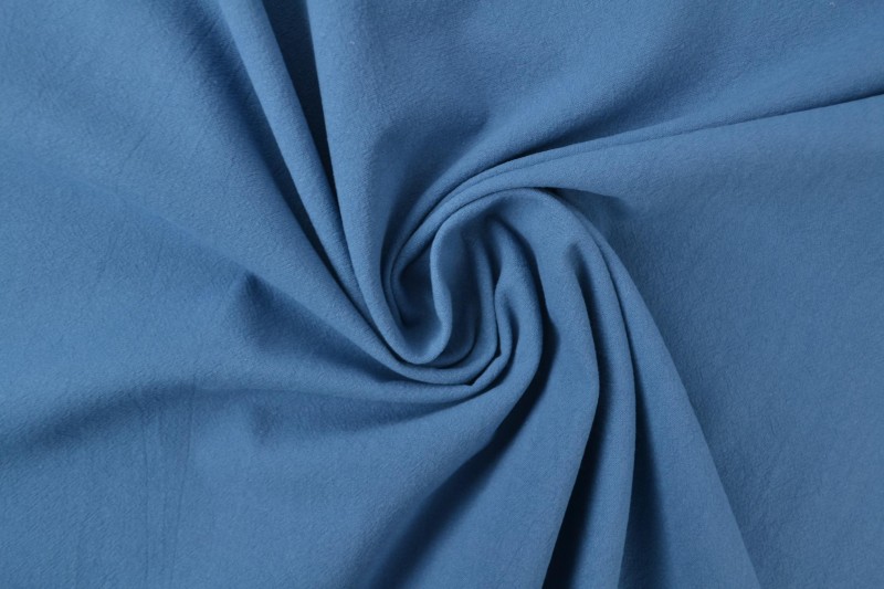 Gewaschene Baumwolle Baumwolle lavé stahlblau