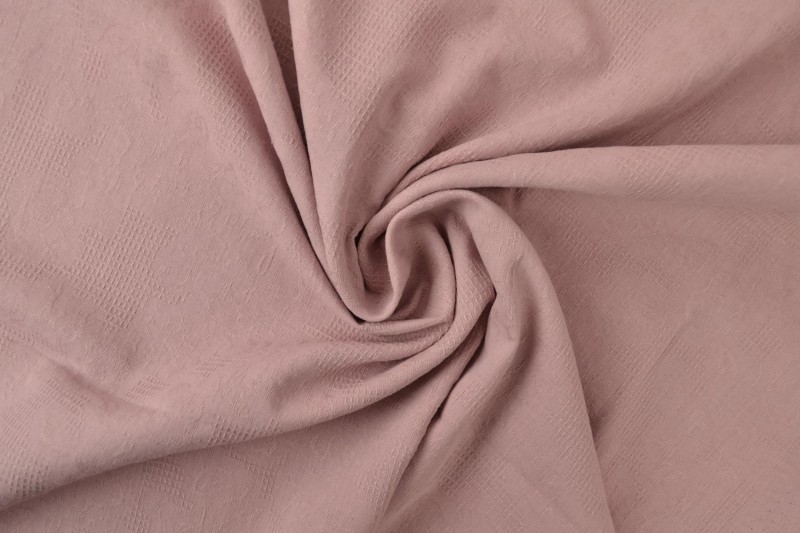 Baumwolljacquard vieux dunkelrosa
