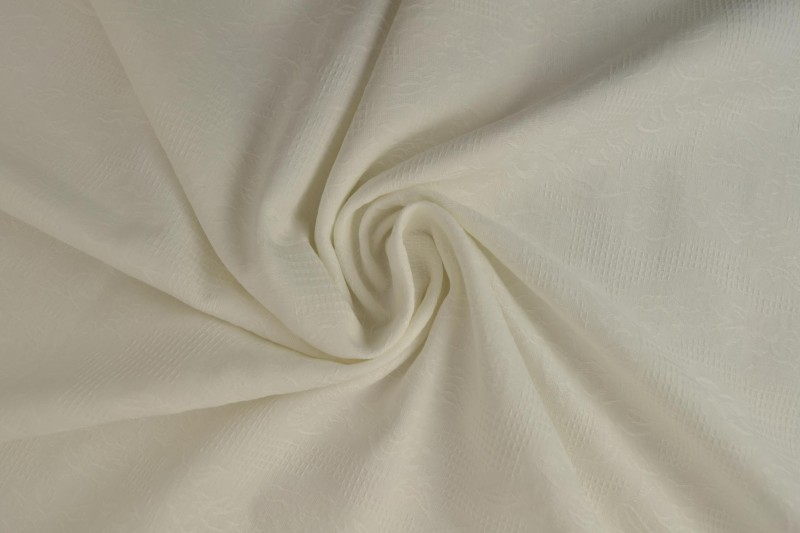 Baumwolljacquard weiß