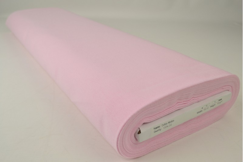 Baumwoll-Molton babyrosa, Rolle
