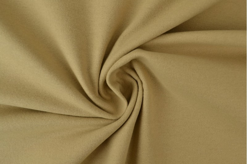 Baumwoll-Molton beige