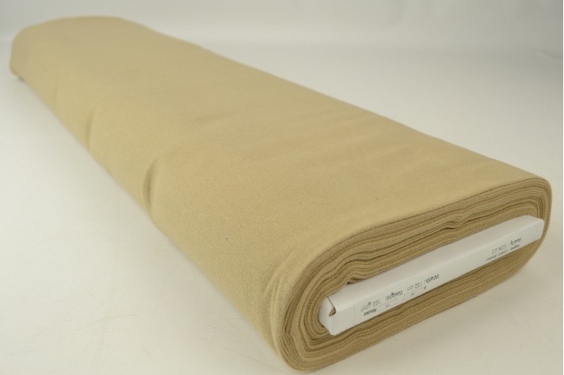 Baumwoll-Molton beige, Rolle