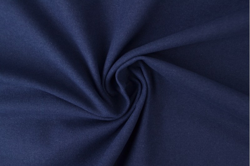 Baumwoll-Molton navy