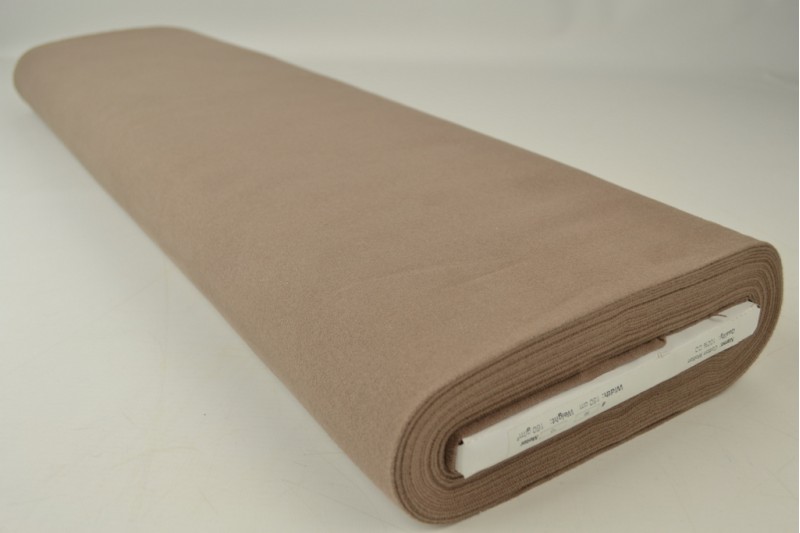 Baumwoll-Molton taupe, Rolle