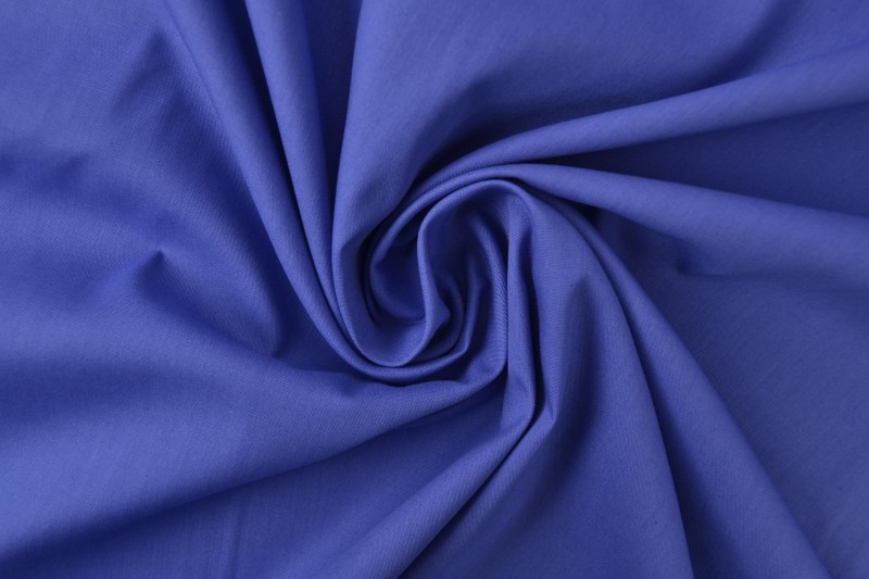 Baumwollpopeline popeline aus Baumwolle blau