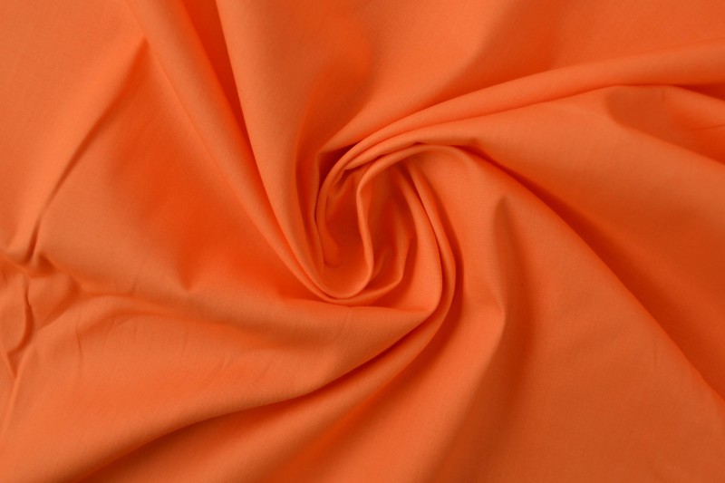 Baumwollpopeline popeline aus Baumwolle orange
