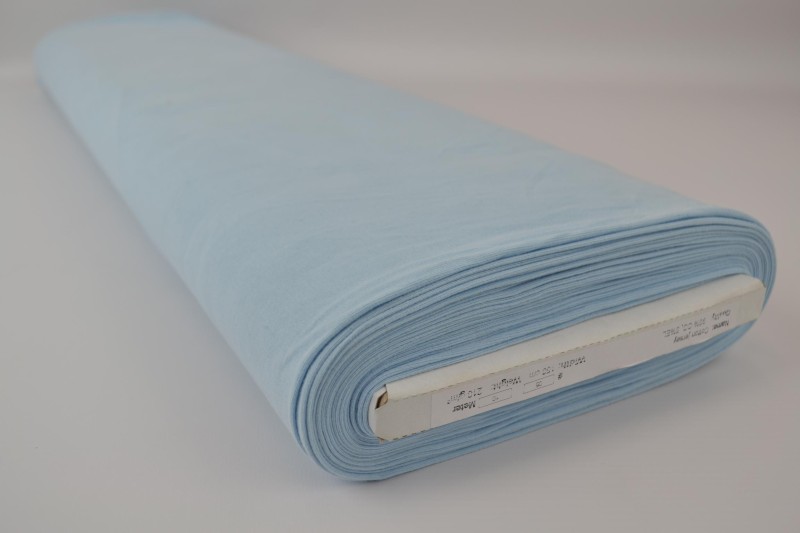 Baumwolljersey babyblau, Rolle