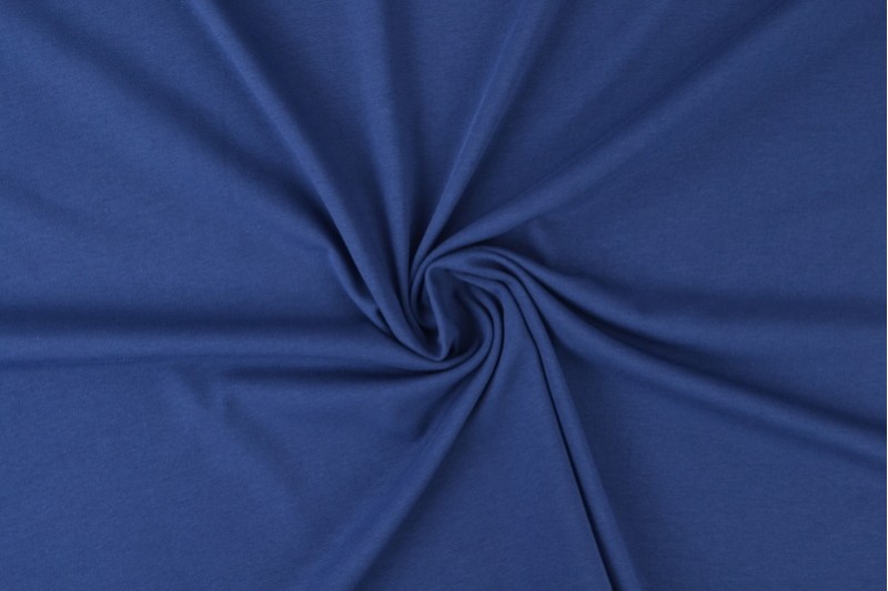 Baumwolljersey blau
