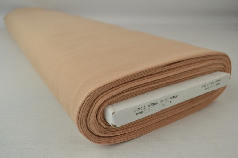 Baumwolljersey creme, Rolle