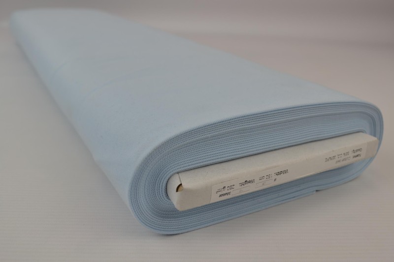 Köper-Baumwolle babyblau, Rolle