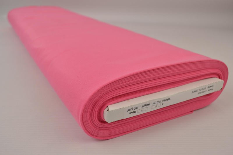 Köper-Baumwolle fuchsia, Rolle