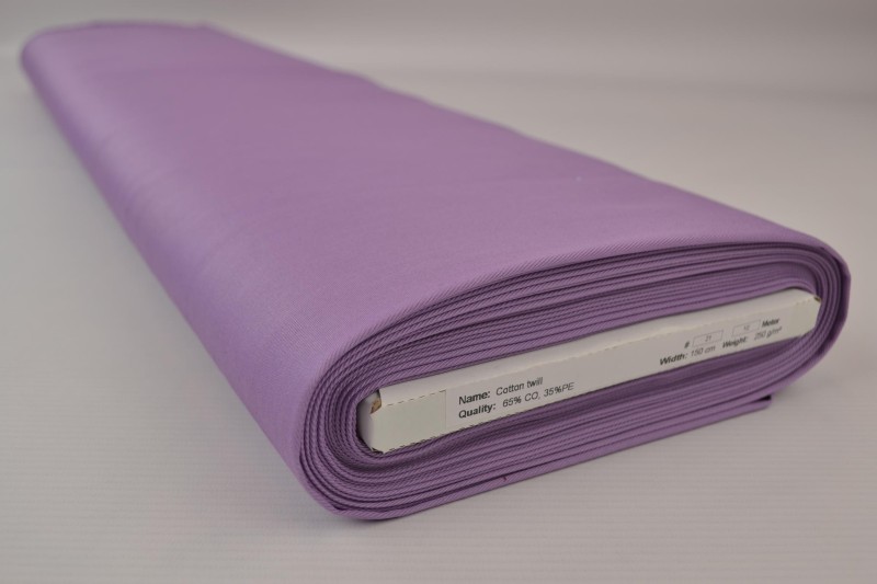 Köper-Baumwolle lavendel, Rolle