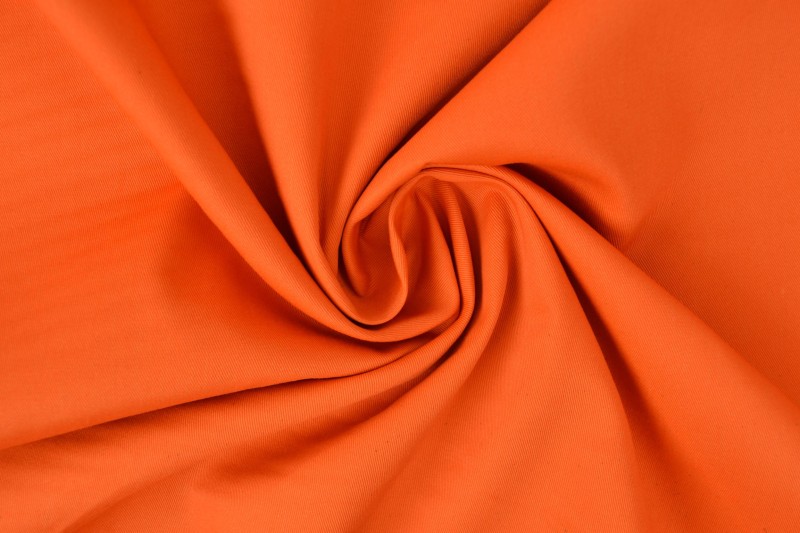Köper-Baumwolle orange