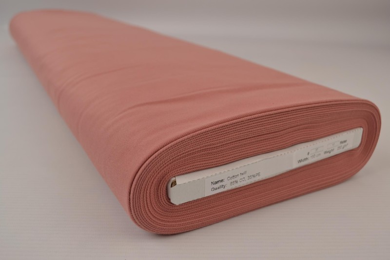 Köper-Baumwolle vieux rosa, Rolle