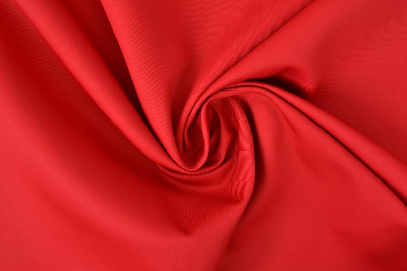 Köper-Baumwolle rot