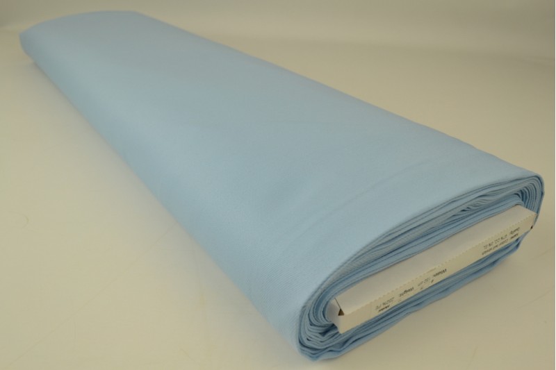 Stretch-Köper-Baumwolle babyblau, Rolle