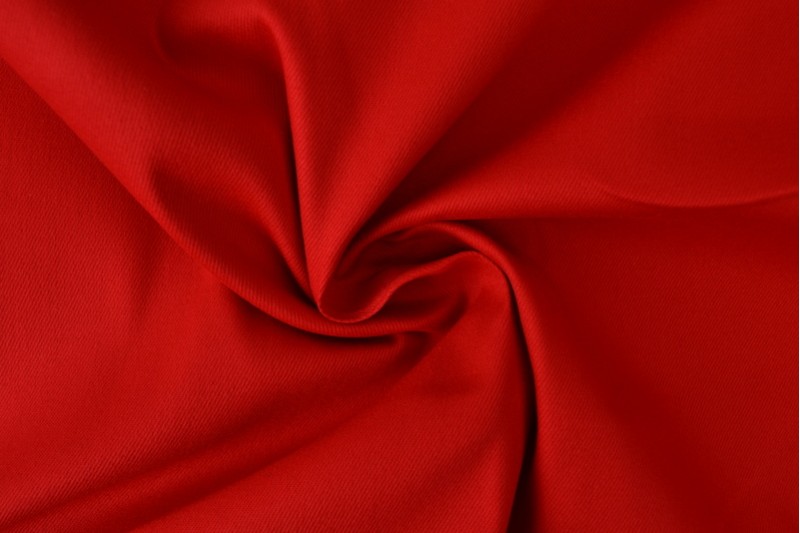 Stretch-Köper-Baumwolle rot