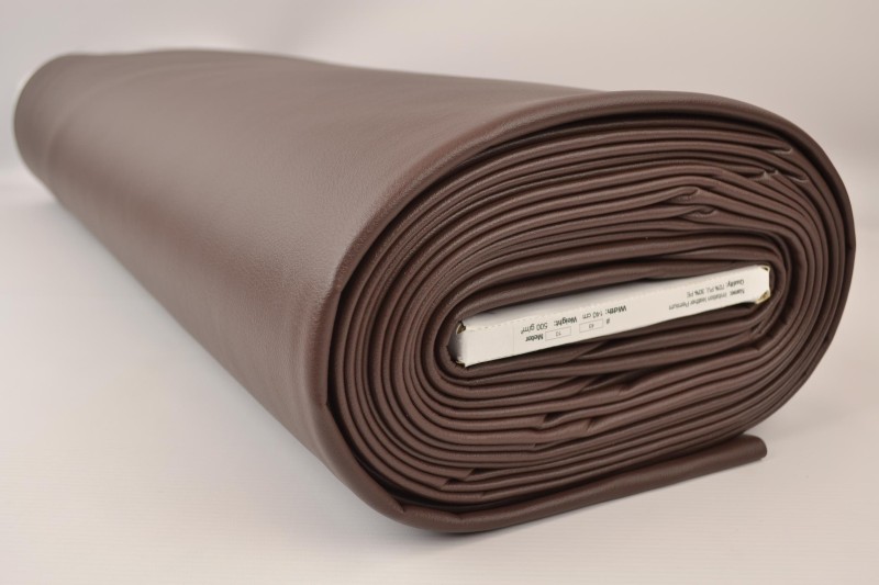 Premium-Kunstleder dunkelbraun, Rolle