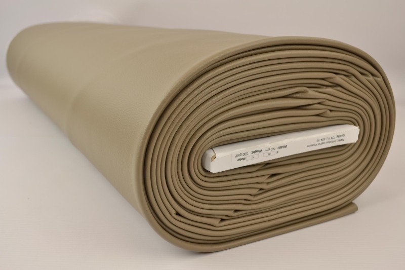 Premium-Kunstleder taupe, Rolle