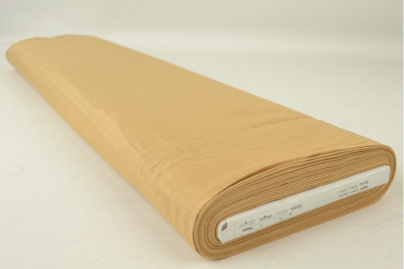 Leinen-Viskose beige, Rolle