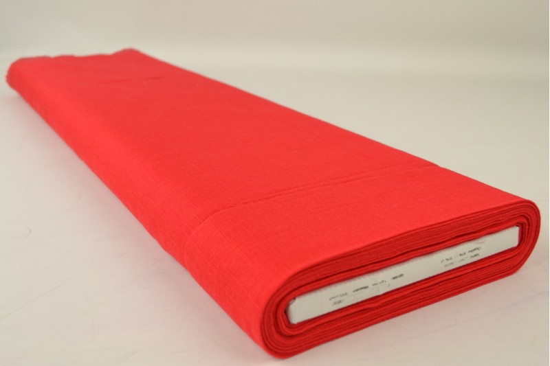 Leinen-Viskose rot, Rolle