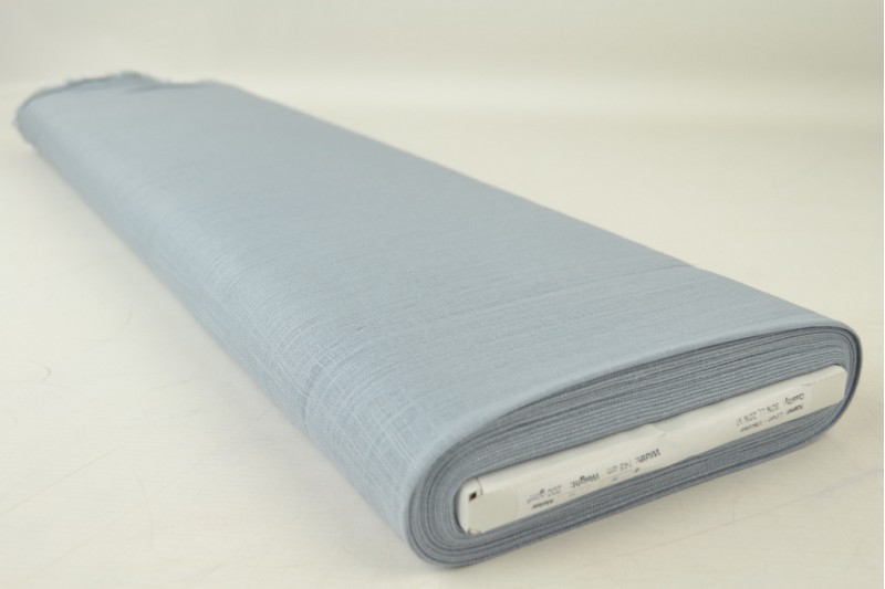 Leinen-Viskose blau vintage, Rolle