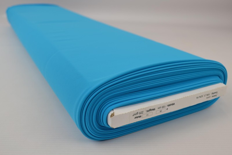 Lycra aquablau, Rolle