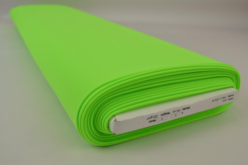 Lycra grün tilleul fluo, Rolle